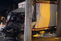 Accidente en Machachi deja dos víctimas mortales y cierre parcial de la Panamericana Sur