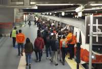 Metro de Quito revela la razón por la que un tren se varó en El Ejido
