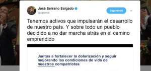 Jos&eacute; Serrano: "Ecuador no tiene un problema de endeudamiento"