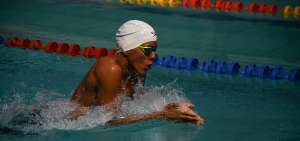 El poder de la voluntad se ve en la piscina