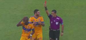 &Eacute;nner Valencia fue expulsado en su segundo partido con Tigres