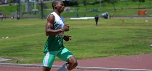 &Aacute;lex Qui&ntilde;&oacute;nez en la competencia de atletismo que se desarroll&oacute; el fin de semana en Cuenca. Los deportistas ecuatorianos ganaron 6 medallas de oro.
