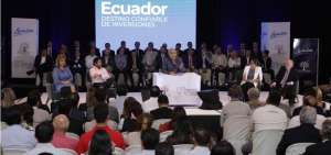 El evento "Ecuador: Destino confiable de Inversiones" se realiz&oacute; en  el Centro de Convenciones de la Universidad Esp&iacute;ritu Santo de Guayaquil.