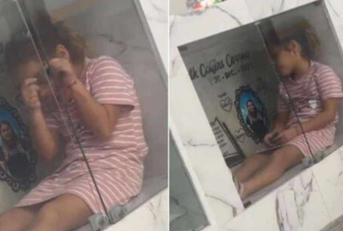 VIDEO: Ni&ntilde;a visita tumba de su madre y se vuelve viral en redes