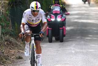 Jhonatan Narváez cerró la etapa en el segundo lugar