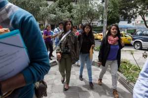 Los integrantes del Movimiento solicitaron una cita. La audiencia se desarroll&oacute; en forma privada. Foto: John Guevara / EL TEL&Eacute;GRAFO