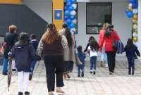 El regreso escalonado a clases en la Sierra y Amazonía empezó este martes 22 de agosto del 2023.