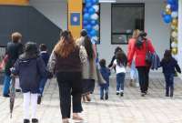 El regreso escalonado a clases en la Sierra y Amazonía empezó este martes 22 de agosto del 2023.