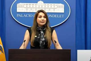 Carolina Jaramillo, vocera de Carondelet, anunció temas sobre la reanudación del bombeo del SOTE, castración química para violadores, cifras sobre crecimiento económico, 