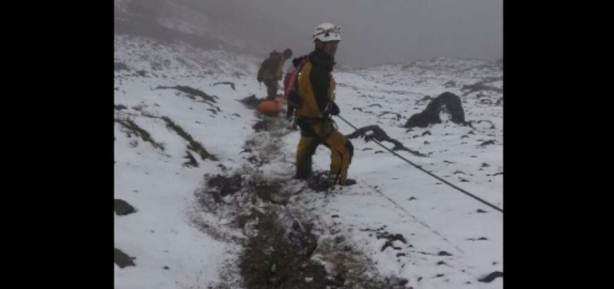 GOE recupera en el Rucu Pichincha cuerpo sin vida de excursionista