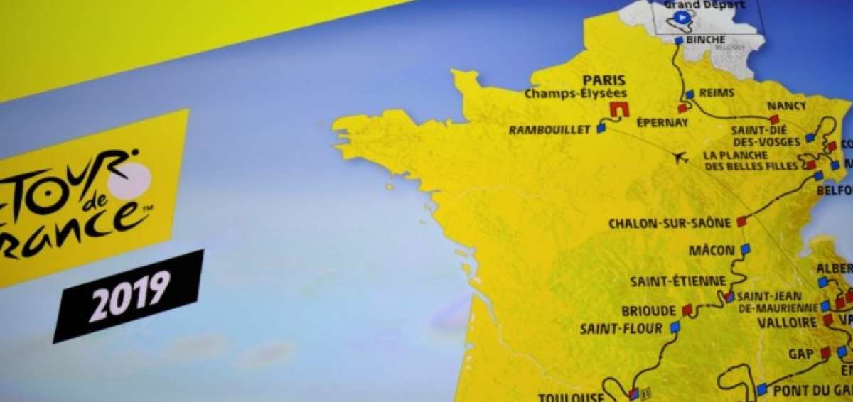 El Tour de Francia 2019 tendr&aacute; 30 puertos y 3 llegadas de altura