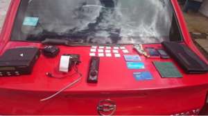 Parte de las evidencias decomisadas. Foto: Ministerio del Interior 