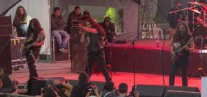 La banda Luzbel de M&eacute;xico cerr&oacute; el evento.
