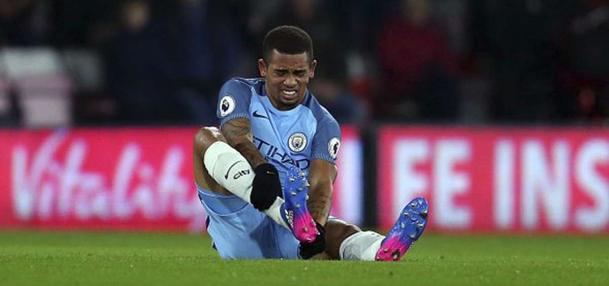 Gabriel Jes&uacute;s, del Manchester City, sufre rotura en un pie