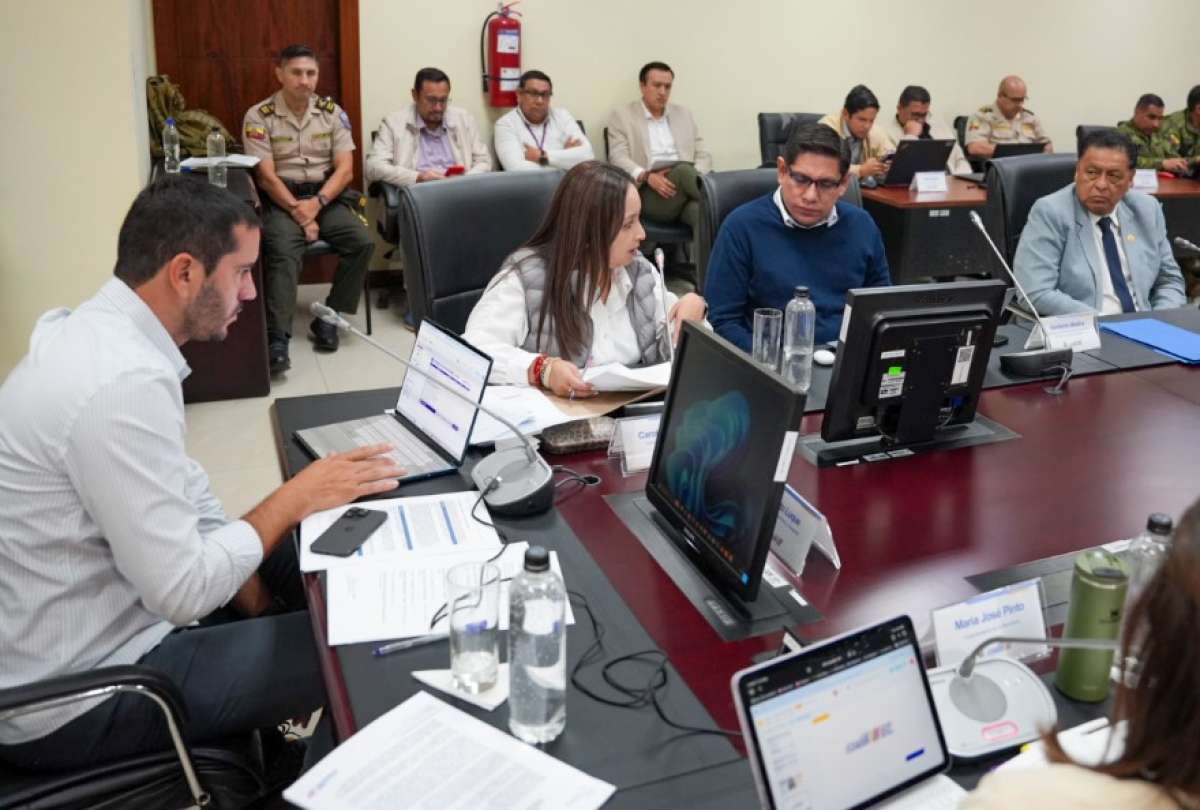 El COE Nacional se reuni&oacute; en Riobamba.