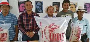 Organizaciones campesinas presentaron la marca &ldquo;Arroz Campesino&rdquo;, para eliminar los canales de intermediaci&oacute;n y llegar directamente al consumidor.