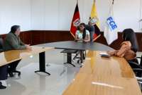 Ramiro García, presidente del Instituto Ecuatoriano de Derecho Penal, denunció a tres funcionarios de la Judicatura.