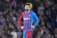 Piqué fue abucheado desde que ingresó al campo de juego.