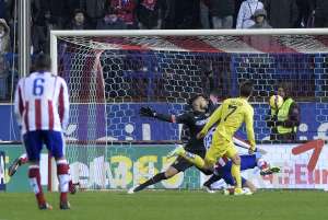 Vietto anot&oacute; el &uacute;nico tanto del encuentro entre Atl&eacute;tico de Madrid y Villareal. Foto: AFP