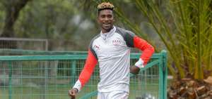 El futbolista imbabure&ntilde;o Jonathan Borja, de 24 a&ntilde;os, durante un entrenamiento de Liga de Quito en el complejo del equipo en Pomasqui.