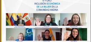 Representantes de los pa&iacute;ses miembros de la CAN participaron en un foro virtual sobre igualdad de g&eacute;nero.