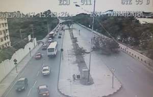 Lluvia y &aacute;rboles ca&iacute;dos alteran tr&aacute;fico vehicular en Guayaquil