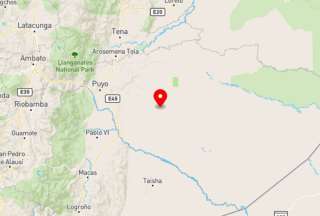Reportan un nuevo sismo en Pastaza