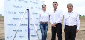 En Milagro se coloc&oacute; la primera piedra de la planta de producci&oacute;n Keracisa, que generar&aacute; $ 8 millones anuales por exportaciones.