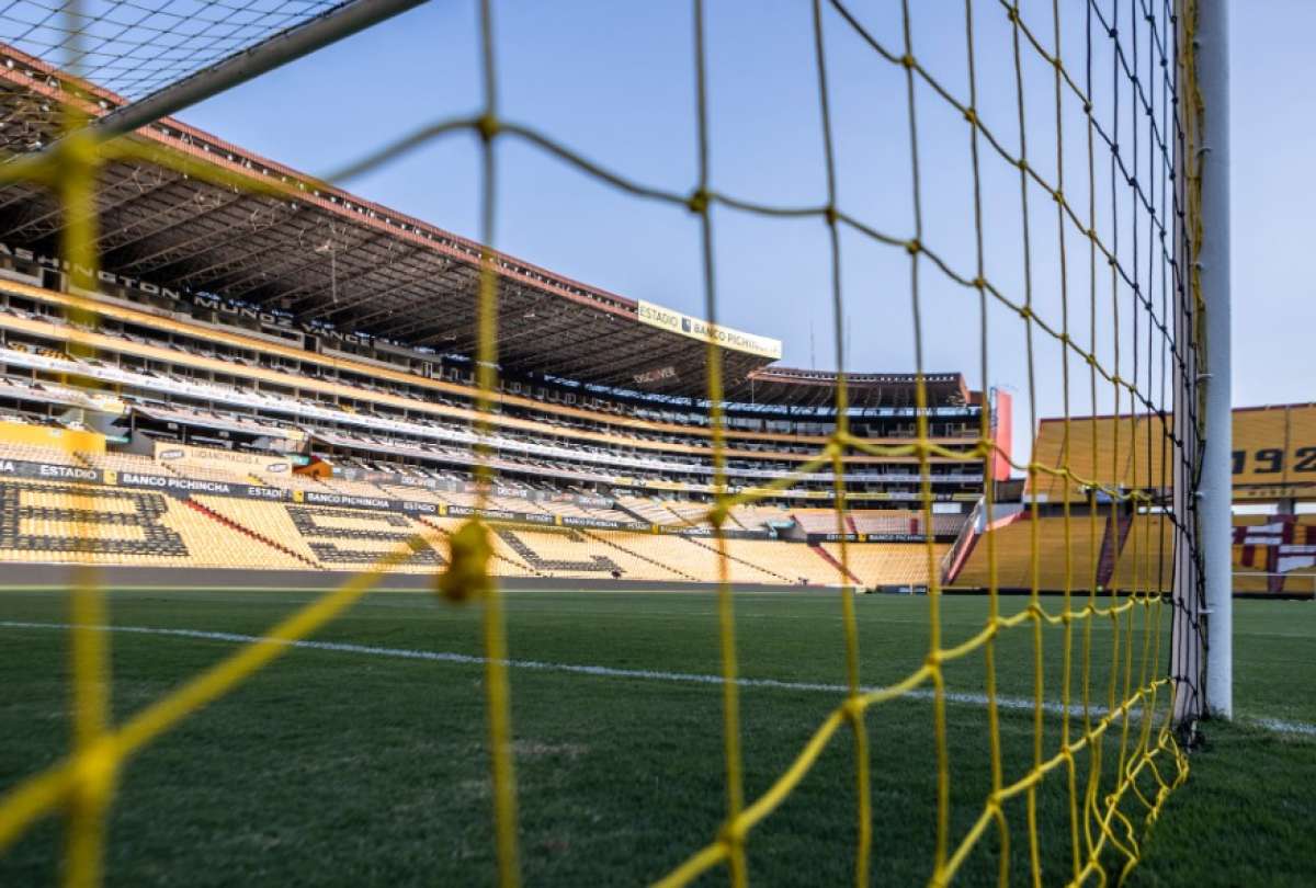 Este es el estadio Monumental, de Barcelona, el de mayor aforo en Ecuador