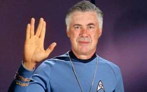 Ancelotti har&aacute; de cient&iacute;fico en el pr&oacute;ximo film de Star Trek. Fotomontaje: Diario Sport