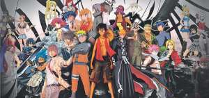 La mayor&iacute;a de personajes de anime comparten caracter&iacute;sticas f&iacute;sicas y de expresividad.