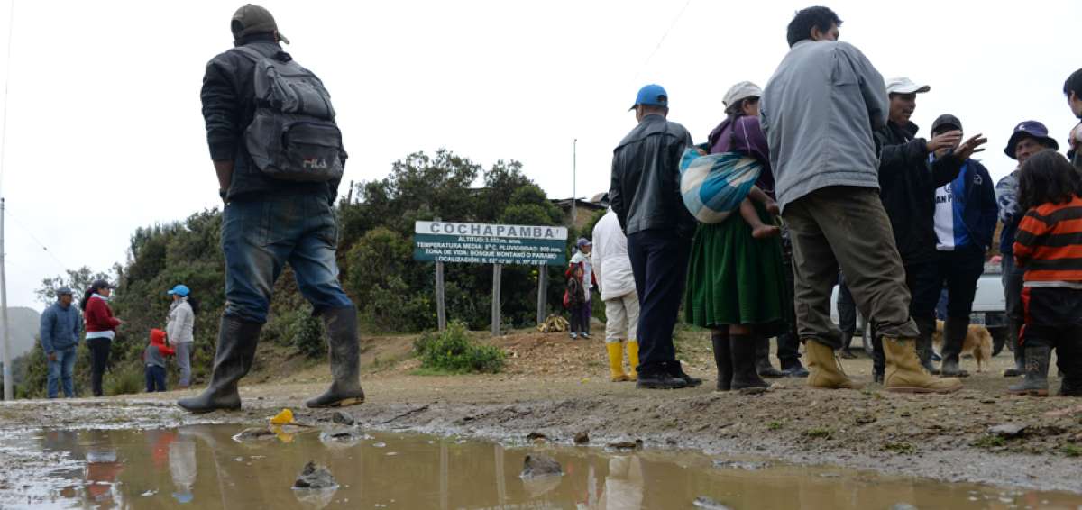 En el sector de R&iacute;o Blanco, hasta ayer, hab&iacute;a relativa calma. Las protestas de los comuneros no se repitieron.