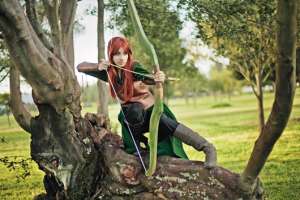 Ana Jim&eacute;nez, cuyo nombre art&iacute;stico es Cinnamon Annie, representa a Tauriel, el personaje de El Hobbit.