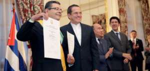 Pati&ntilde;o resalt&oacute; los v&iacute;nculos hist&oacute;ricos que unen a Ecuador y Cuba en la ceremonia.