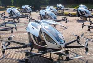 Los &quot;drones&quot; tendrán una capacidad máxima de dos pasajeros. 