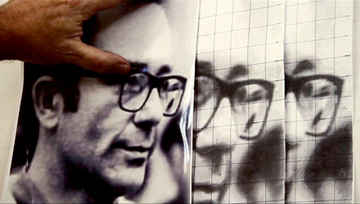 Fotograma que muestra, precisamente, el trabajo con la fotograf&iacute;a del escritor Rodolfo Walsh.