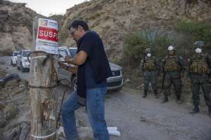 El operativo de control minero se realiz&oacute; en San Antonio de Pichincha. Fernando Sandoval/ EL TEL&Eacute;GRAFO