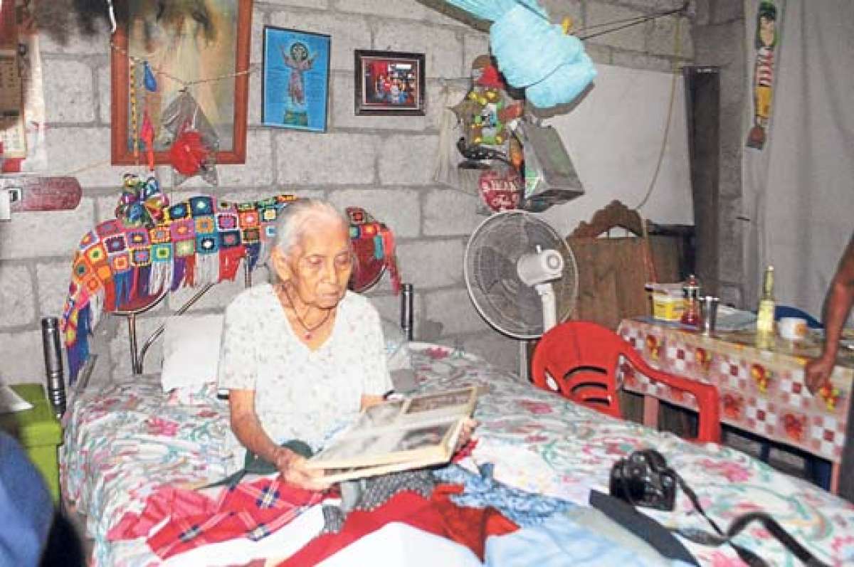 Juanita Prieto Arcalles, es una de las pocas sobrevivientes del enfrentamiento b&eacute;lico Ecuador.Per&uacute; en 1941. Foto: Fabricio Cruz.
