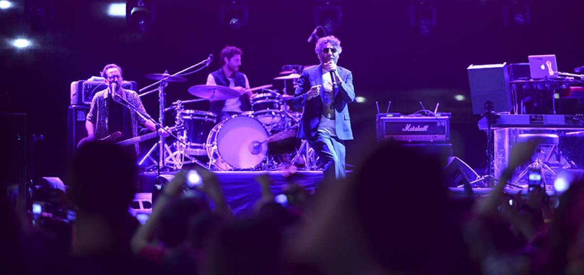 Fito P&aacute;ez cant&oacute; a los presentes en el Funk Fest &eacute;xitos como Mariposa Teknicolor o Circo Beat.