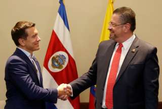 El presidente Daniel Noboa se reunió con su homólogo de Costa Rica, Rodrigo Chaves, en la que expresaron su apoyo al acuerdo comercial entre ambos países.