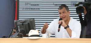 El presidente Rafael Correa emiti&oacute; el Enlace Ciudadano No. 509 desde Atacames, provincia de Esmeraldas.