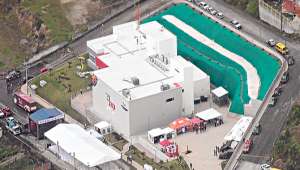 El edificio del ECU-911 fue inaugurado ayer en Loja. Solo falta la central de Gal&aacute;pagos. Cortes&iacute;a / Presidencia de la Rep&uacute;blica 
