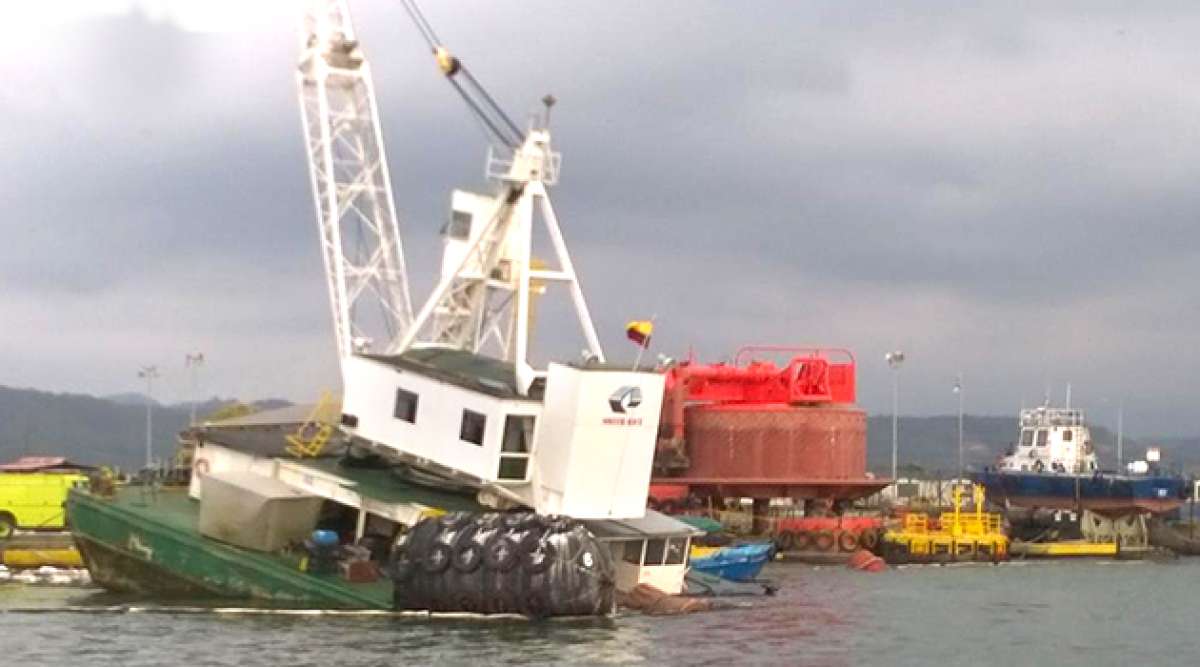 La causa de la explosi&oacute;n est&aacute; siendo investigada. Foto: Petroecuador