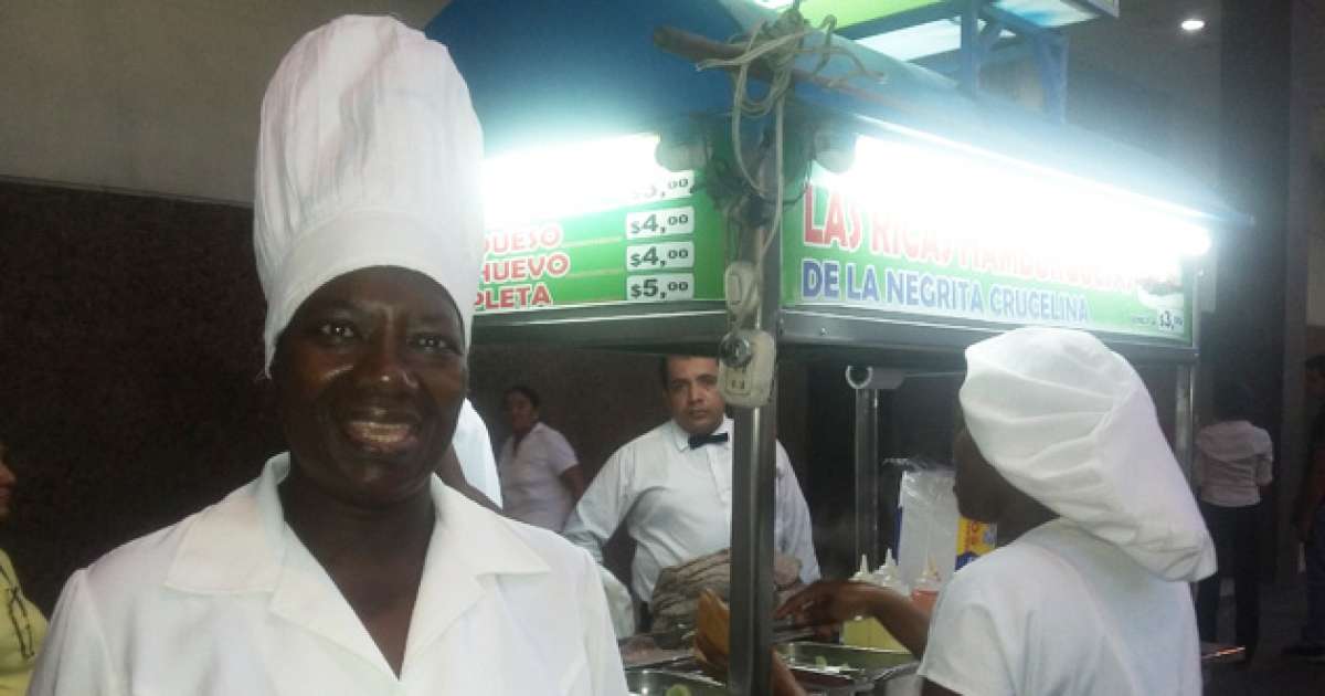 Crucelina, reina de las hamburguesas