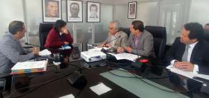 Representantes del Congope mantuvieron una reuni&oacute;n informativa con la ministra de Econom&iacute;a y Finanzas, Mar&iacute;a Elsa Viteri.
