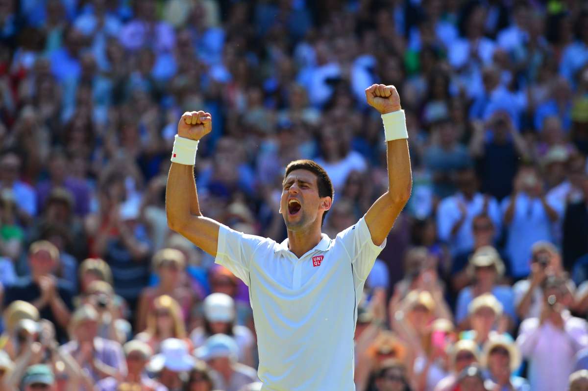 Novak Djokovic llega por segundo a&ntilde;o consecutivo a la final de Wimbledon. Foto: AFP