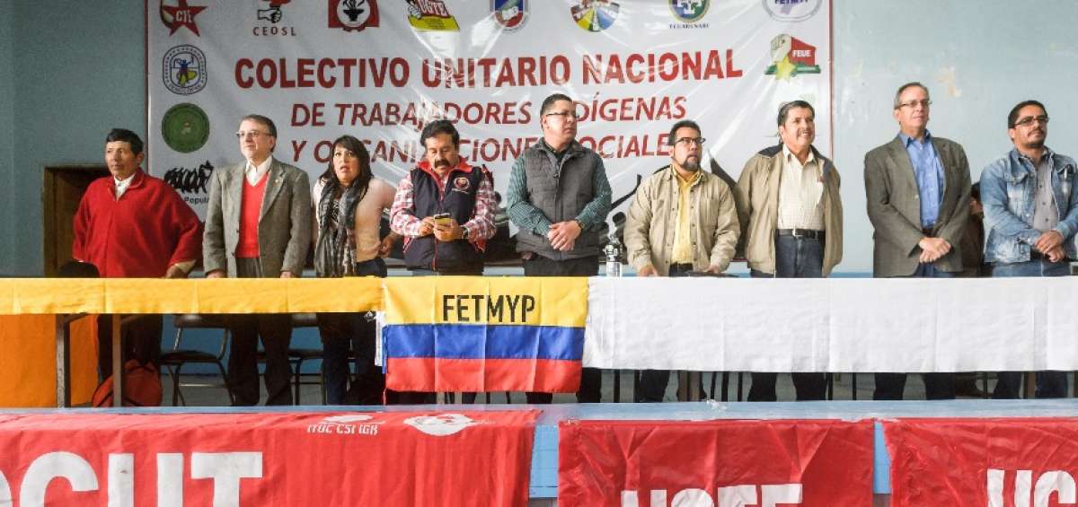 La Convenci&oacute;n de Trabajadores se efectu&oacute; ayer en Quito, en el local de la Uni&oacute;n Sindical de Municipalidades.