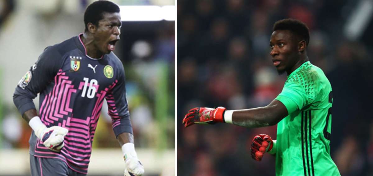 Fabrice Ondoa (izq.) milita en la filial del Sevilla y Andr&eacute; Onana (der.) es titular en el Ajax de Holanda. 