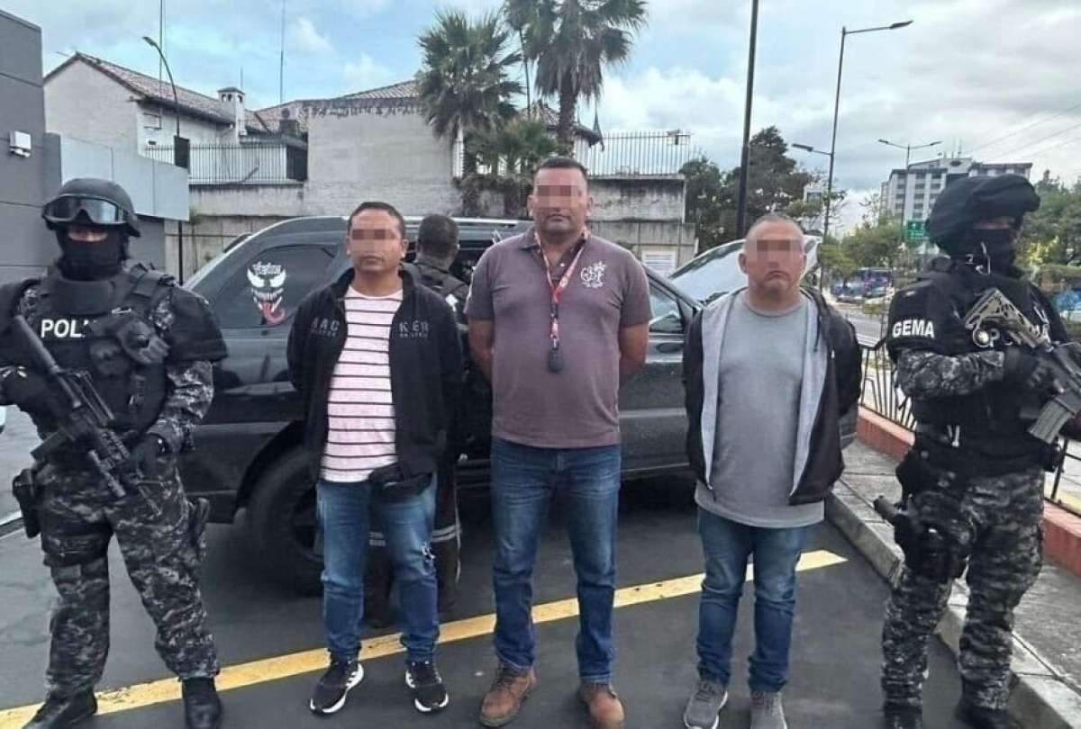 La detención de los militares se dio en Quito.