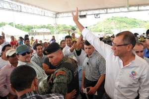 El Vicepresidente Jorge Glas dirigi&oacute; el Enlace Ciudadano desde Dur&aacute;n. Foto: Cortes&iacute;a/Presidencia